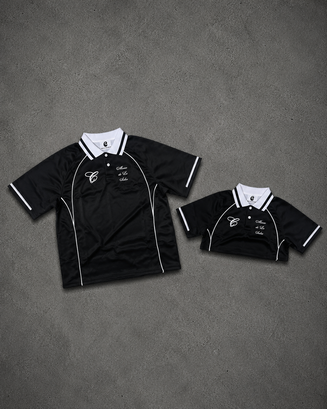 Crop Black Jersey "6th Anniversary"
